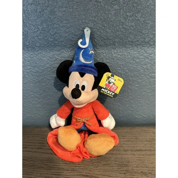 Disney Mickey Mouse 90 Years Of Magic Sorcerer's Apprentice 10" Plush BNWT - Picture 3 of 3